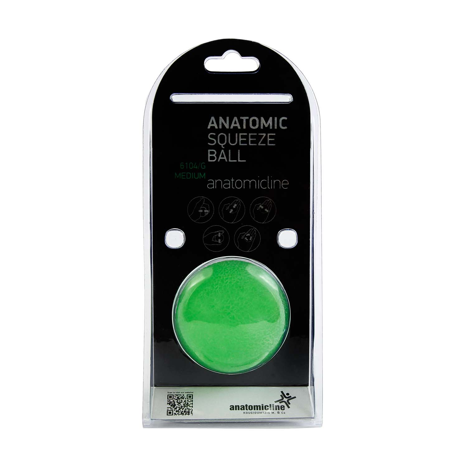 Hand exercising balls green