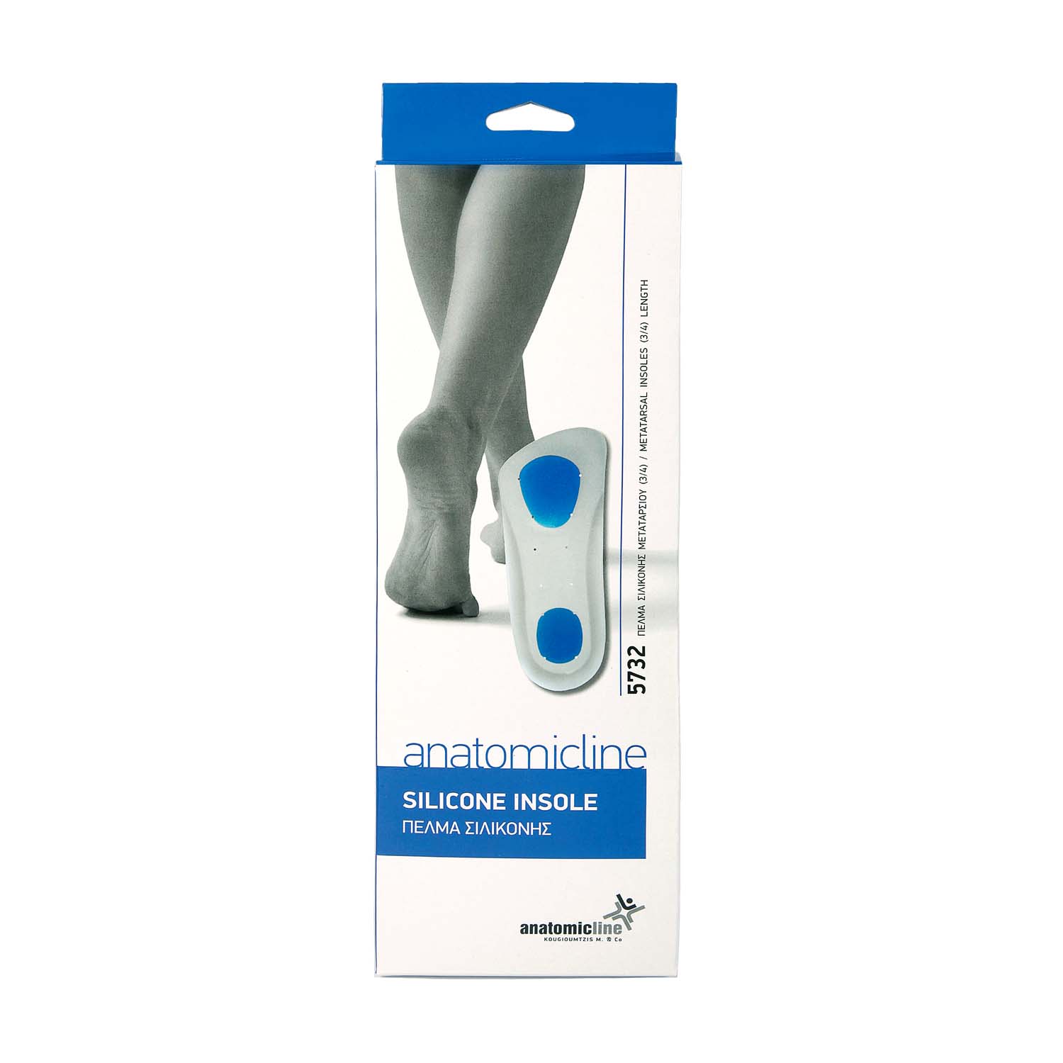 Metatarsal insoles ¾ length