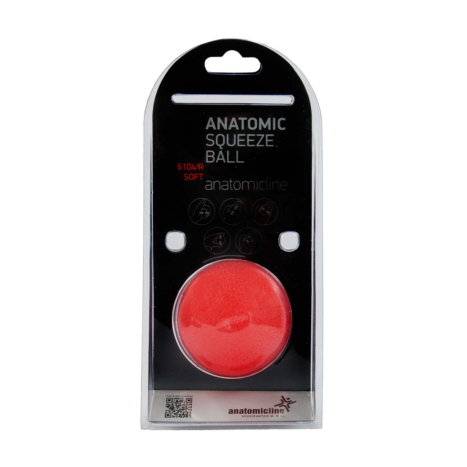 Hand exercising balls red